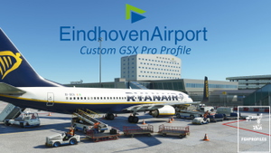 EHEH (Eindhoven Airport, Netherlands) GSX Profile - (Spoorobjecten freeware) thumbnail 1