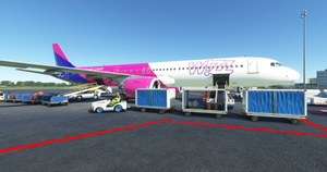 EHEH (Eindhoven Airport, Netherlands) GSX Profile - (Spoorobjecten freeware) thumbnail 3