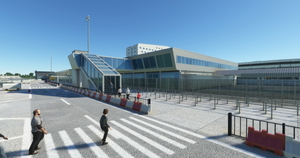 EHEH (Eindhoven Airport, Netherlands) GSX Profile - (Spoorobjecten freeware) thumbnail 4