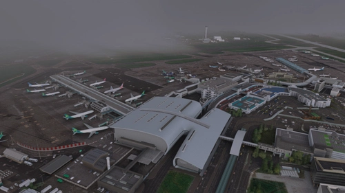EIDW Dublin FSLTL Static Aircraft