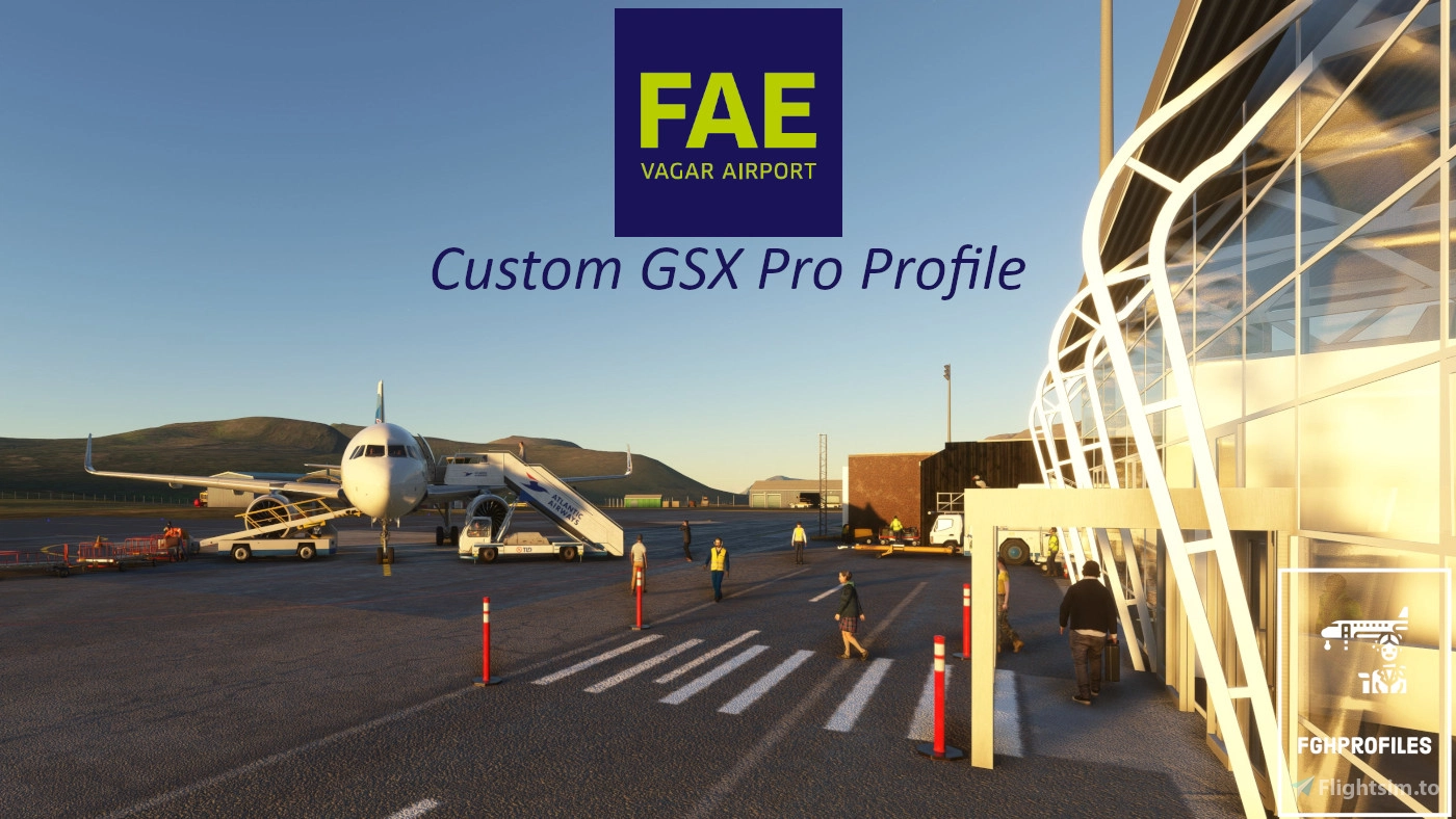 EKVG (Vagar Airport, Faroe Islands) GSX Profile - (superspud freeware) - Image 1