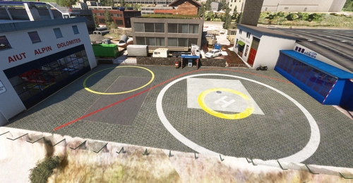 Elikos Helicopter Services Aiut Alpin Heliport