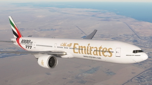 Emirates "1000th 777" A6-EGO | w/cabin| 4K thumbnail 3