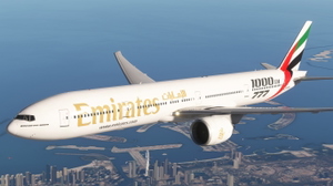 Emirates "1000th 777" A6-EGO | w/cabin| 4K thumbnail 5