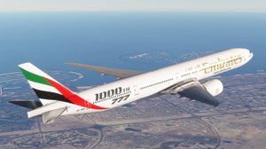 Emirates "1000th 777" A6-EGO | w/cabin| 4K thumbnail 6