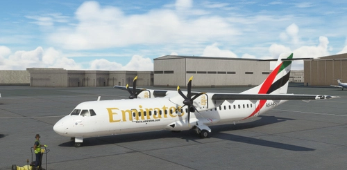 Emirates Fictional Livery  (A6-HPS) - Asobo ATR 72-600