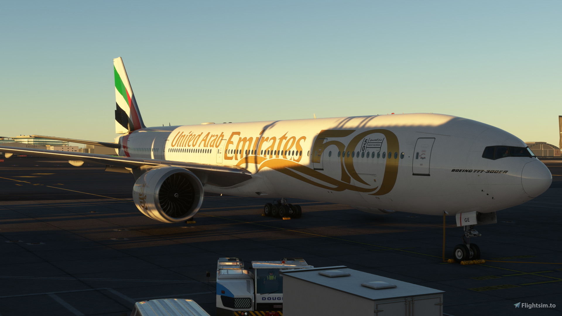 Emirates "Year of the Fiftieth" (A6-EGE) - PMDG B777-300ER - Image 1