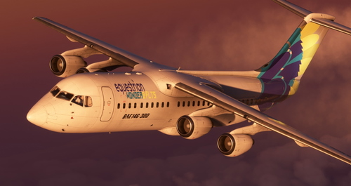 Equestrian Wonderbolts BAE 146-300