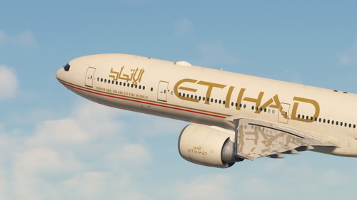 Etihad Airways Retro [Pack] w/Cabin | PMDG B777-300ER