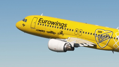 Eurowings [Hertz D-ABDU] w/Cabin Fenixsim A320 V2 [8K+4K]