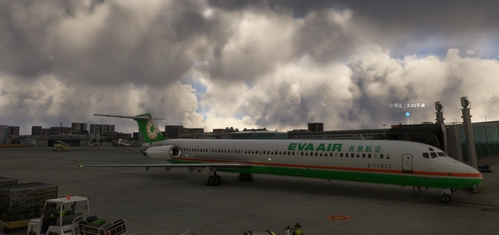 EVA AIR   MD82 長榮航空  B-17923 (虛構 virtual uniform）