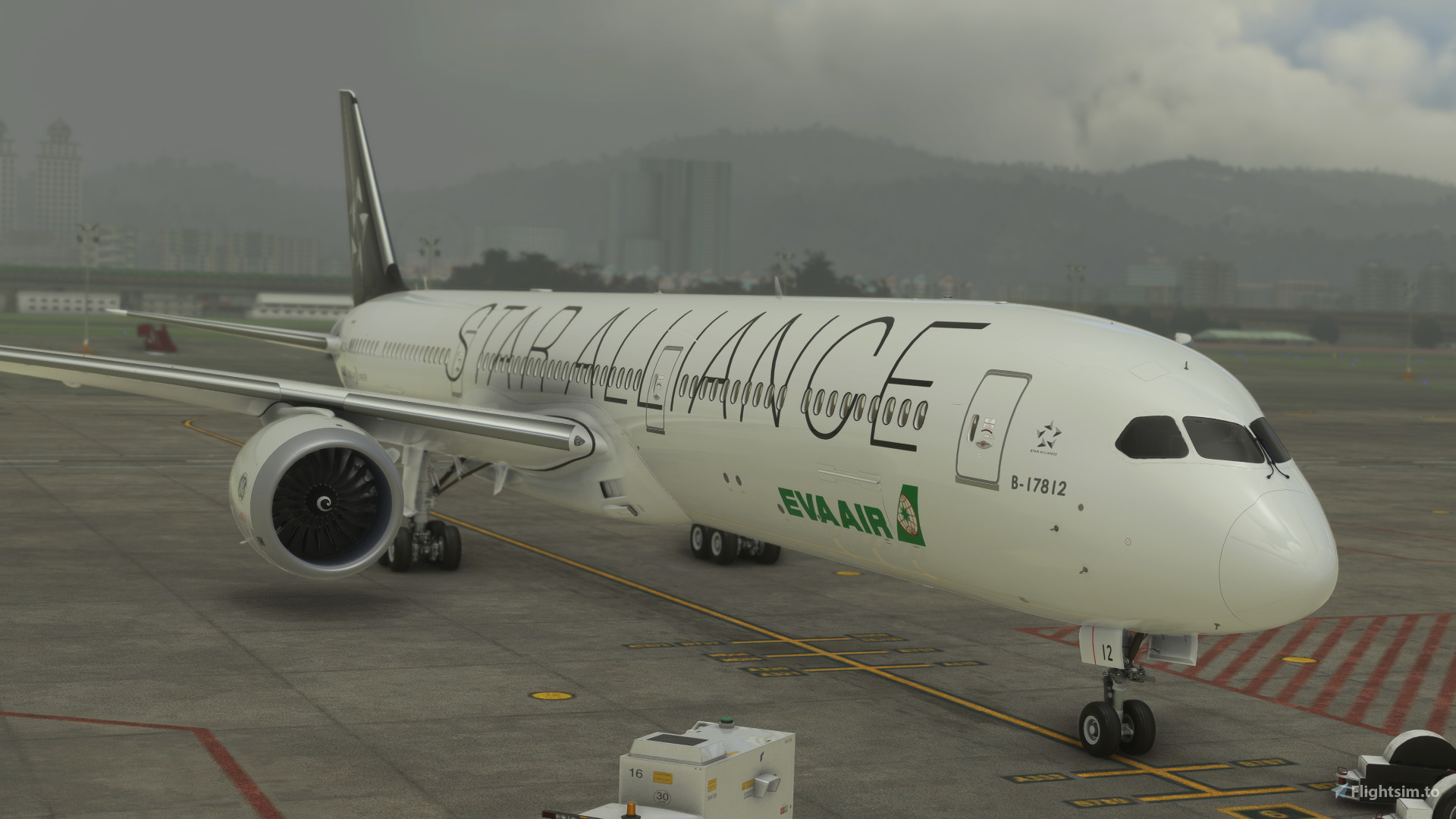 Eva Air 787-10 STAR ALLIANCE - Aircraft Liveries for MSFS
