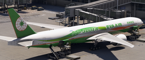 EVA Air B777-35E/ER - (B-16701) - 1st 777 [8K Tetxures]