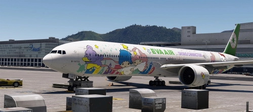 EVA Air "Hello Kitty - Shining Star" | B777-36NER | B-16722