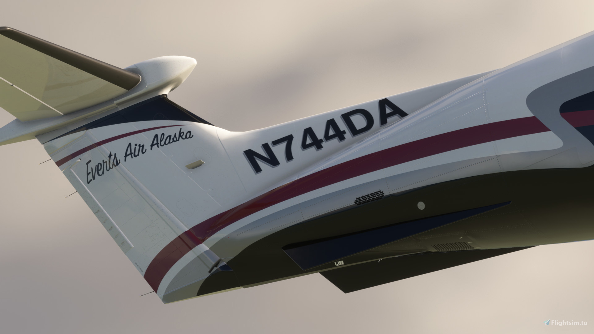 Everts Air Alaska (N744DA) - SWS PC12 for Microsoft Flight