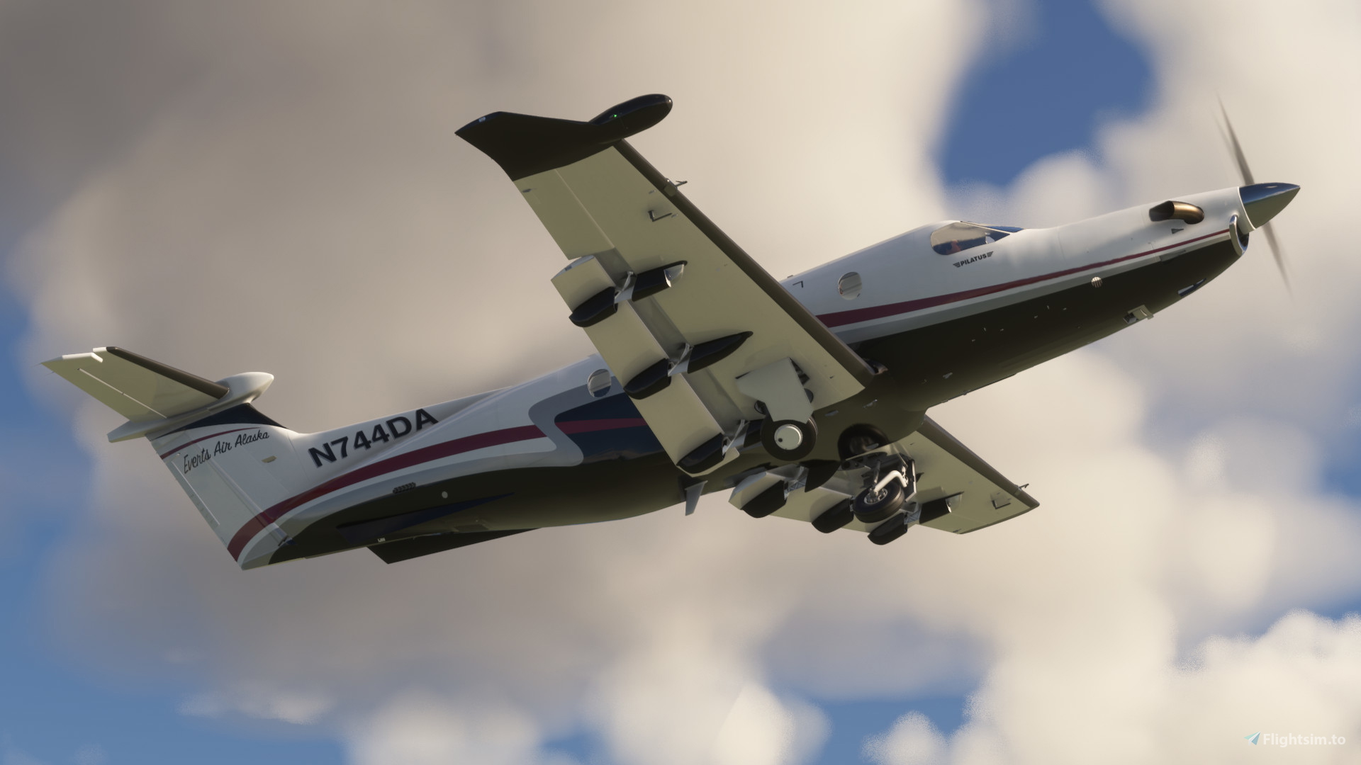 Everts Air Alaska (N744DA) - SWS PC12 for Microsoft Flight