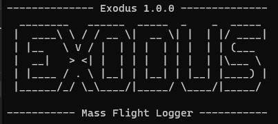 Exodus Flight Logging System