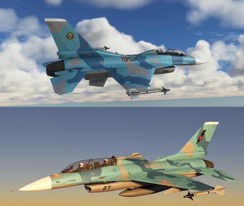 F-16D  TOPGUN  and  NSAWC  Package