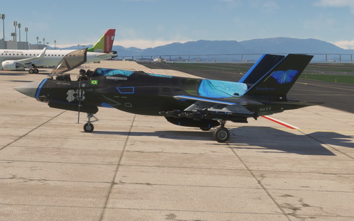 F-35  Blue Morpho