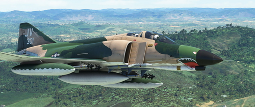F-4E  Phantom  AF 79-301  469th TFS  "The Brave Bulls"