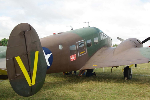 F-AZEJ - BEECH E18S - AMICALE JEAN BAPTISTE SALIS
