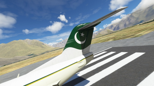 [F28 4000] Pakistan International Airlines (PIA) Livery