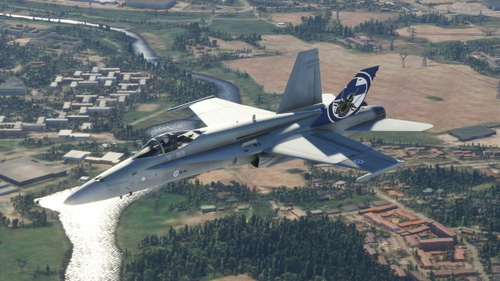 F/A-18C Finnish Air Force Hornet Display team
