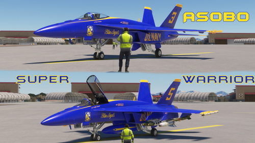 FA-18E    BLUE   ANGELS   PACKAGE