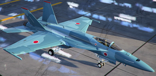 F/A-18E Super Hornet Japanese Marine Self Defense Force Pack (Blue and White Versions)
