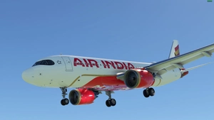 FlyByWire A32NX  Air india A320Neo "VT-RTN" New Livery 'The Vista'  thumbnail 2