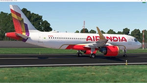 FlyByWire A32NX  Air india A320Neo "VT-RTN" New Livery 'The Vista'  thumbnail 4