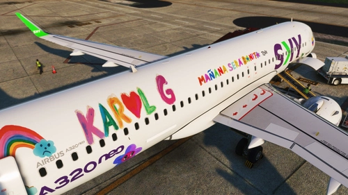 [A32NX] FBW Airbus A320neo Sky Airlines CC-AZS "Karol G Tour"