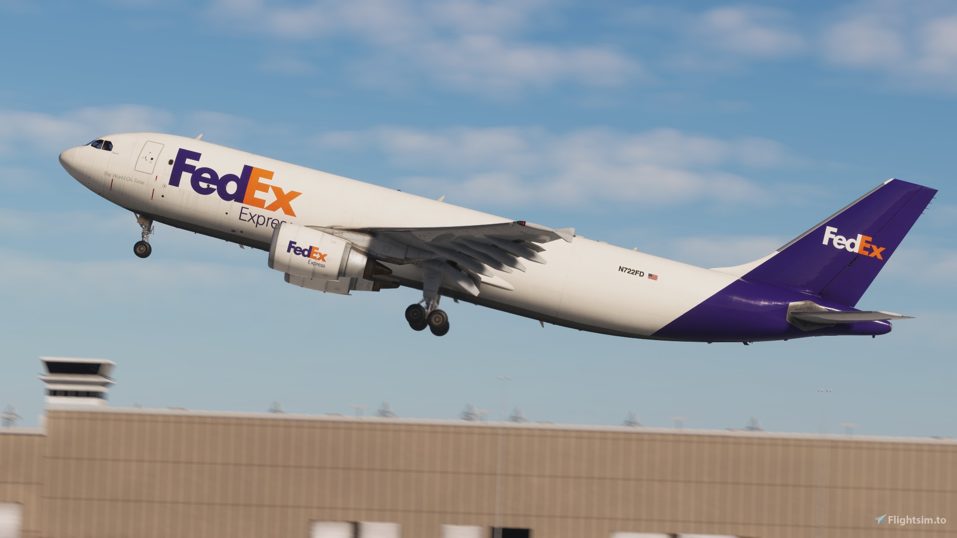 FedEx (N722FD & N664FE) 8K & 4K - IniBuilds A300 Freighter para 