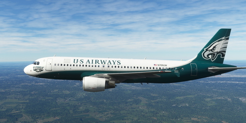 Fenix A320 - US Airways (Philadelphia Eagles) [Fictional]