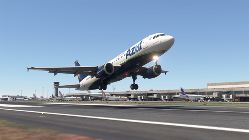 Fenix A320 | Azul Brazilian Airlines (PR-AJB) with Cabin Interior | 8K