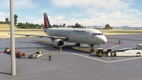 Fenix A320 | Philippine Airlines (Weathered) with Interior Cabin RP-C8612. 8K and 4K.