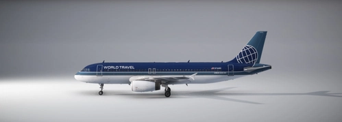 Fenix A320-200 V2 IAE World Travel Airlines Livery (FSX/MSFS Modern Style)