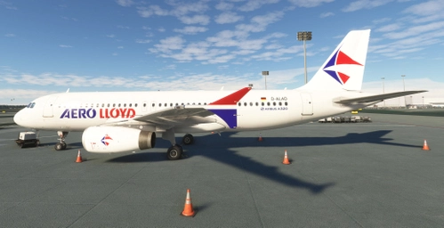 Fenix A320 Aero Lloyd IAE | D-ALAD | 4K | Cabin | CRT EIS1 mod (made by "Hues by Horizon")
