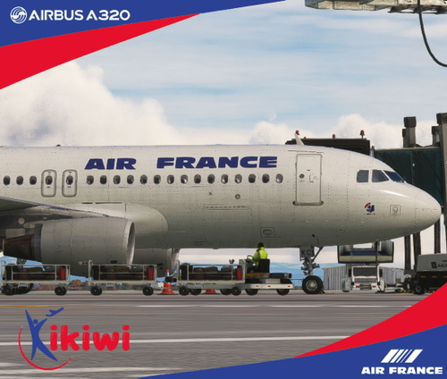 Fenix A320 CFM (V2) Air France F-GKFC 1988 - 8K