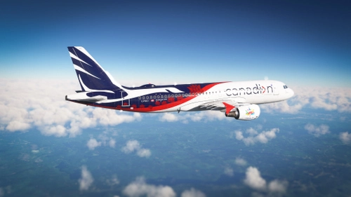 Fenix A320 CFM | Canadian Airlines w/ Cabin - 8K Modern Canada 150th (C-FNVU) (FS24 Native/FS20)