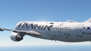 Fenix A320 FINNAIR&nbsp; A320-214.&nbsp; OH-LXK,-LXL,-LXM&MOOMIN100 [4K+8K] .+Cabin/+Announcements thumbnail 1
