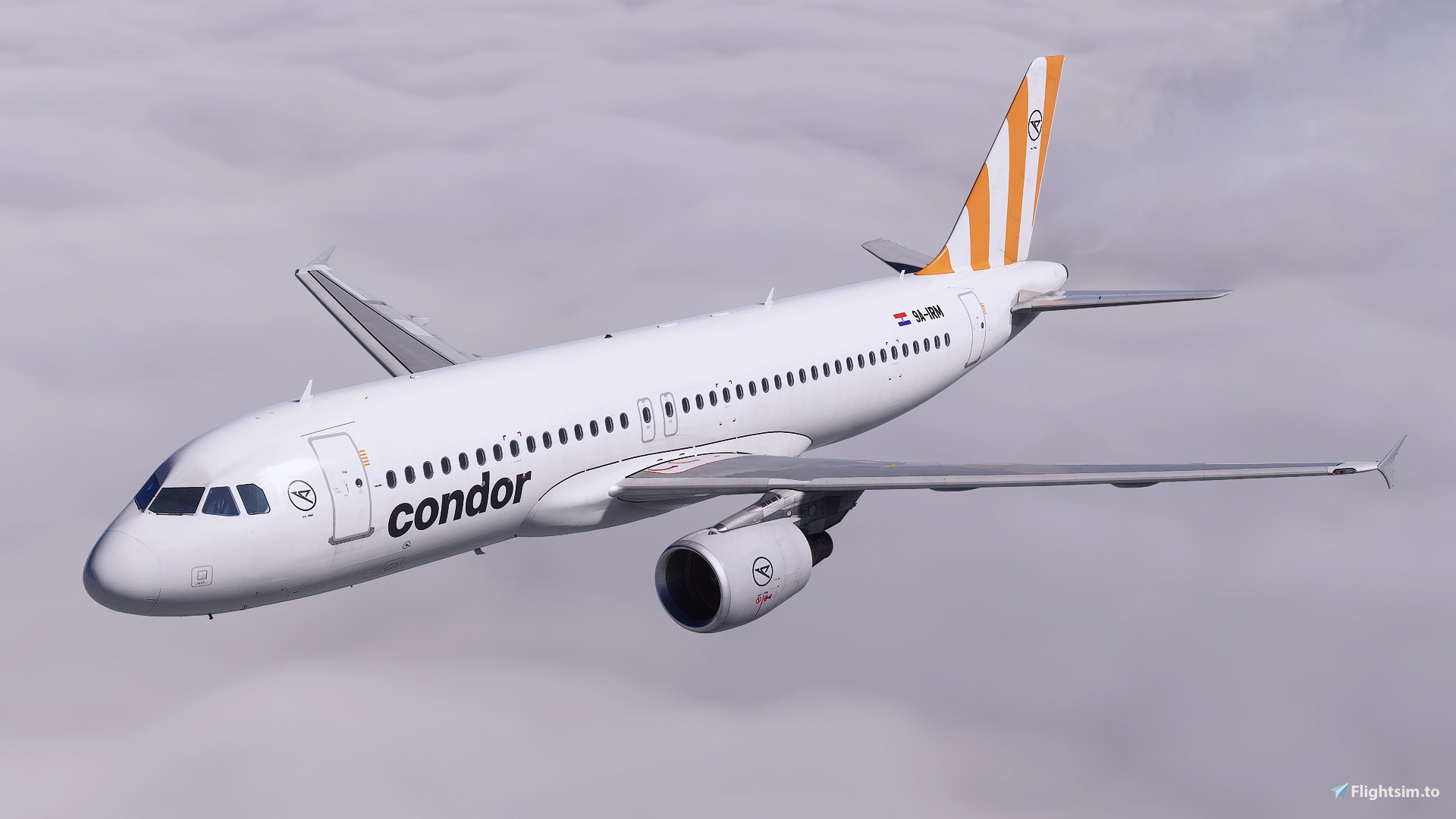 FENIX a320 | Fly Air41 (Condor) 9A-IRM 8K - Aircraft Liveries for