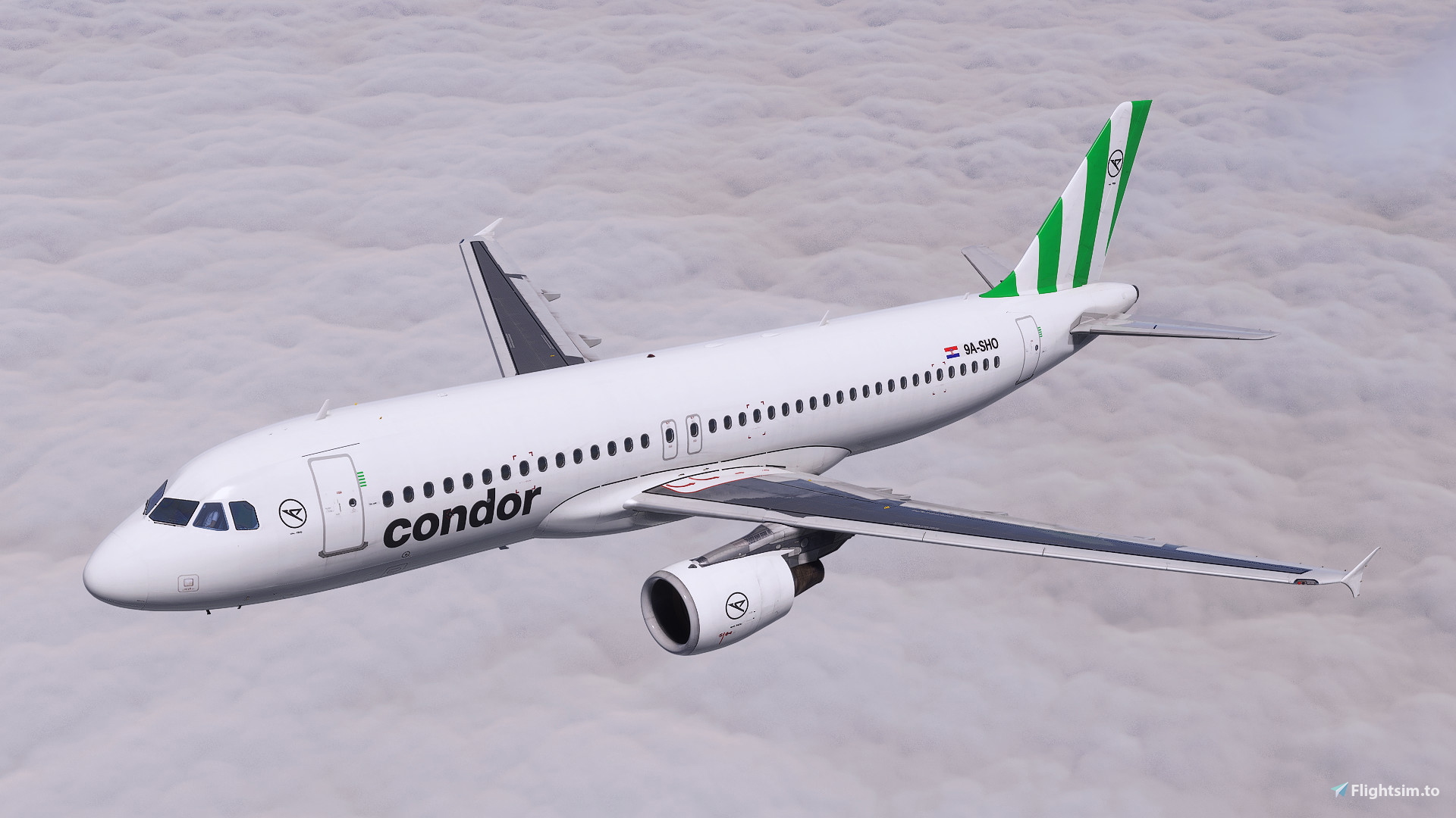 FENIX a320 | Fly Air41 (Condor) 9A-SHO 8K - Aircraft Liveries for