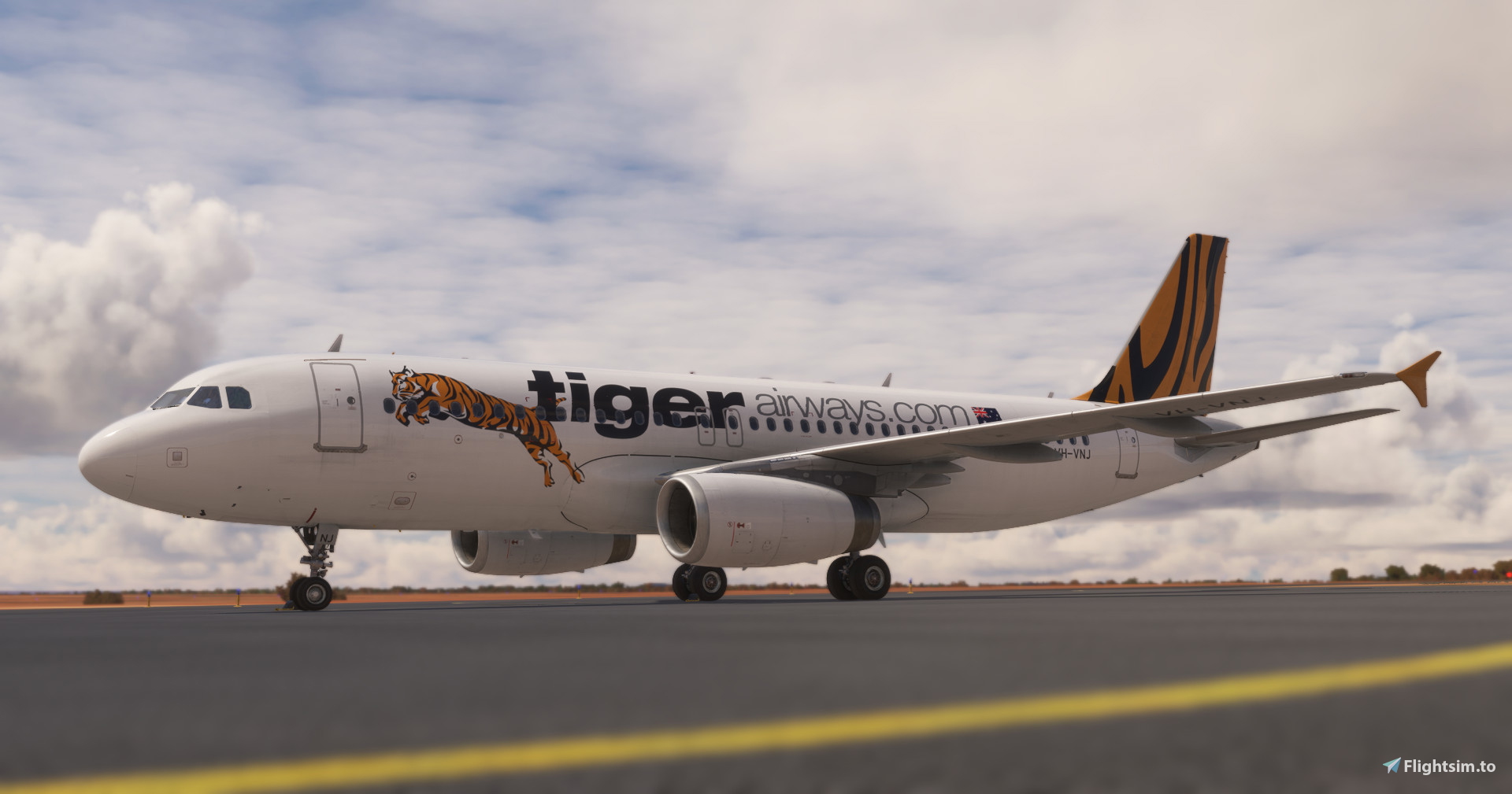 Fenix A320 IAE - Tiger Airways VH-VNJ [4K] - MSFS Add-on - Flightsim.to