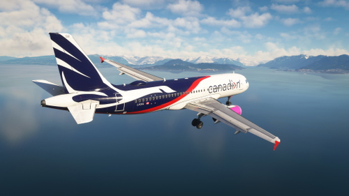 Fenix A320 IAE | Canadian Airlines w/ Cabin - 8K Modern WOW Air Conversion (C-FCPQ)
