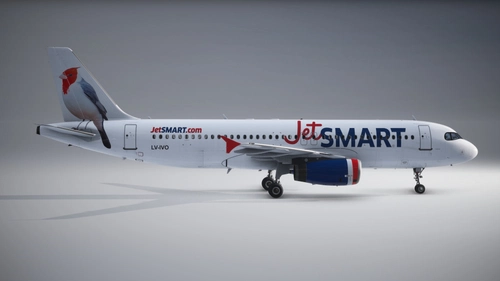 Fenix A320 (IAE) JetSMART Argentina (LV-IVO) Cardenal