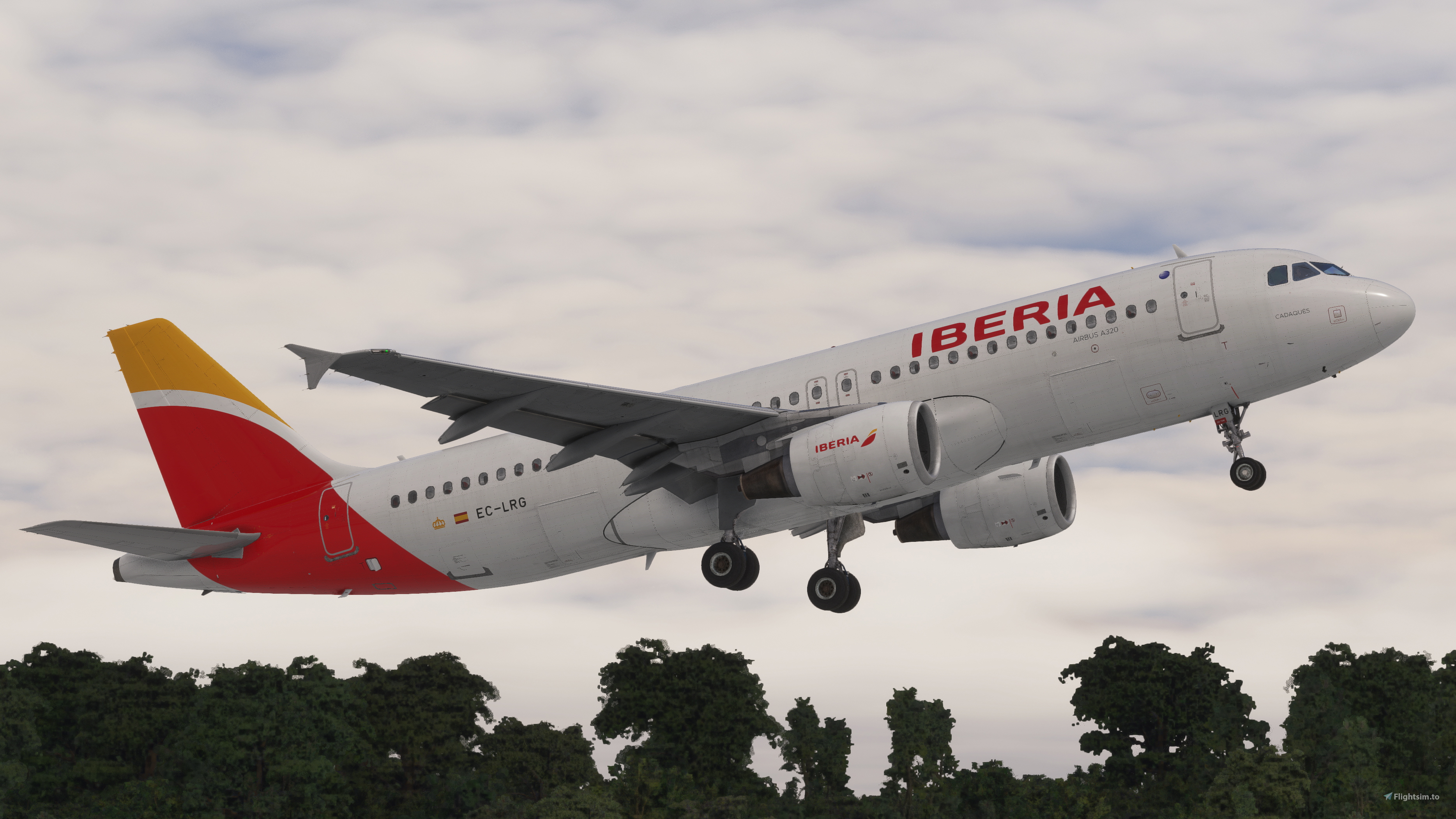 Fenix A320 Iberia EC-LRG for Microsoft Flight Simulator | MSFS