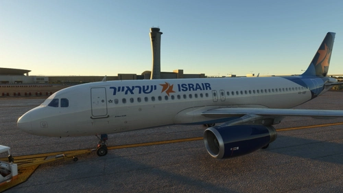 Fenix A320 Israir 4X-ABF || Fenix A320  V2.0.0.407
