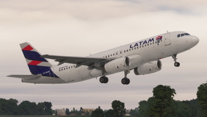 Fenix A320 LATAM Airlines CC-BAM | 8K & 4K thumbnail 1