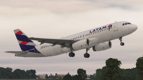 Fenix A320 LATAM Airlines CC-BAM | 8K & 4K